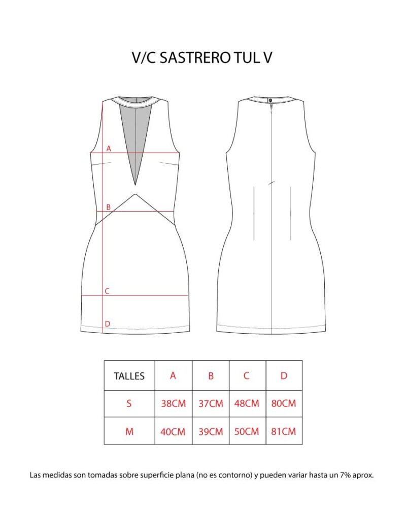 VESTIDO CORTO SASTRERO TUL V - Image 6