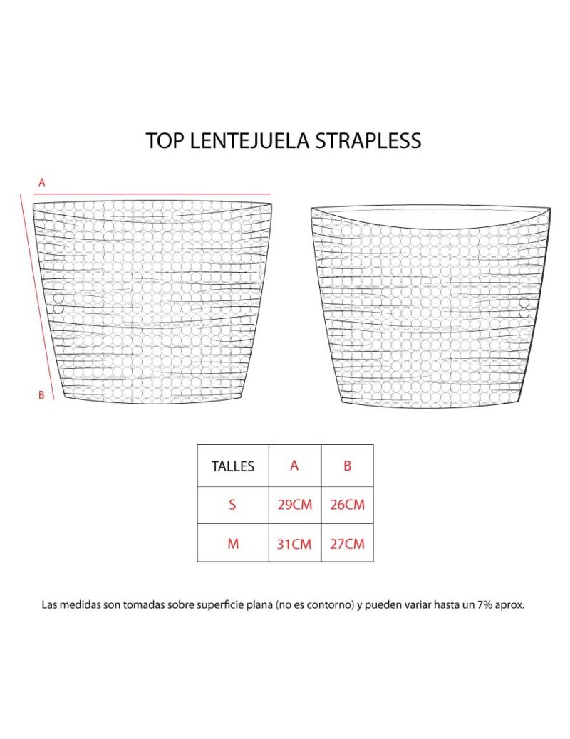 TOP LENTEJUELA STRAPLESS - Image 11