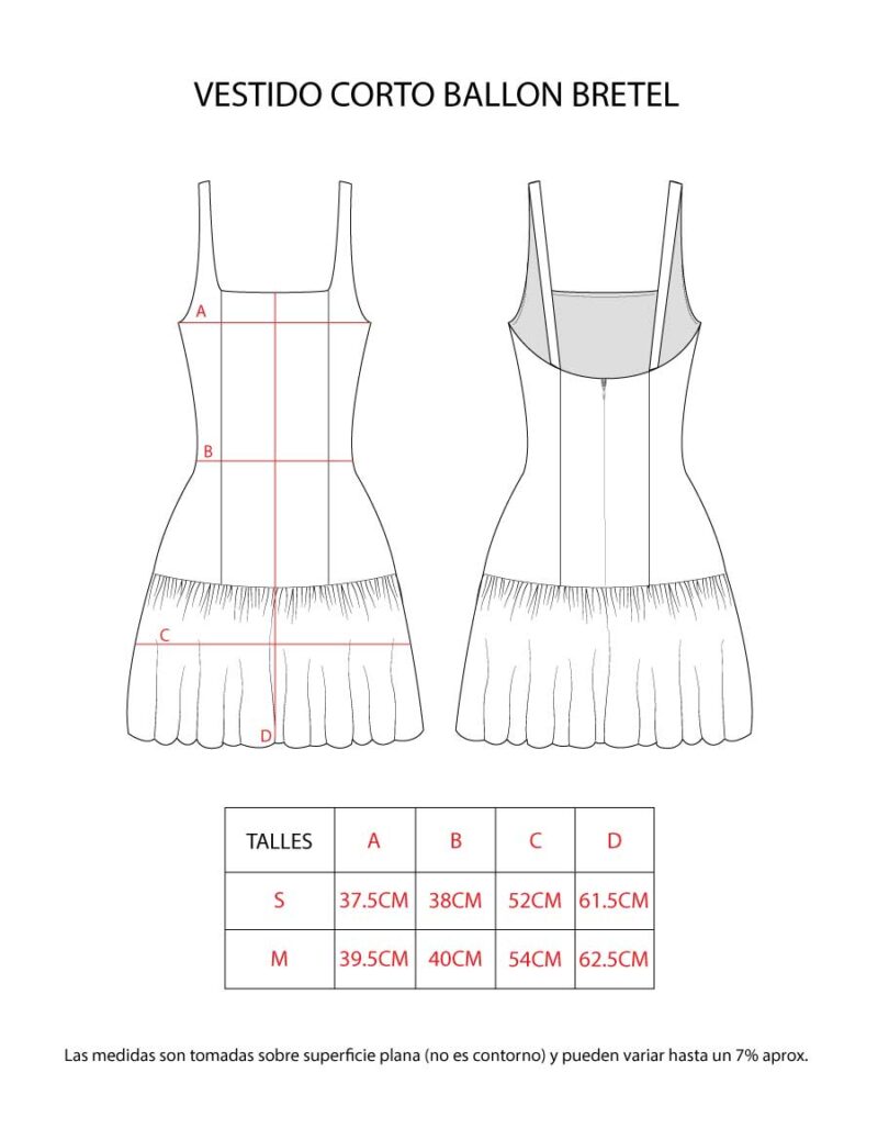 VESTIDO CORTO SATEN BALLON BRETEL - Image 9