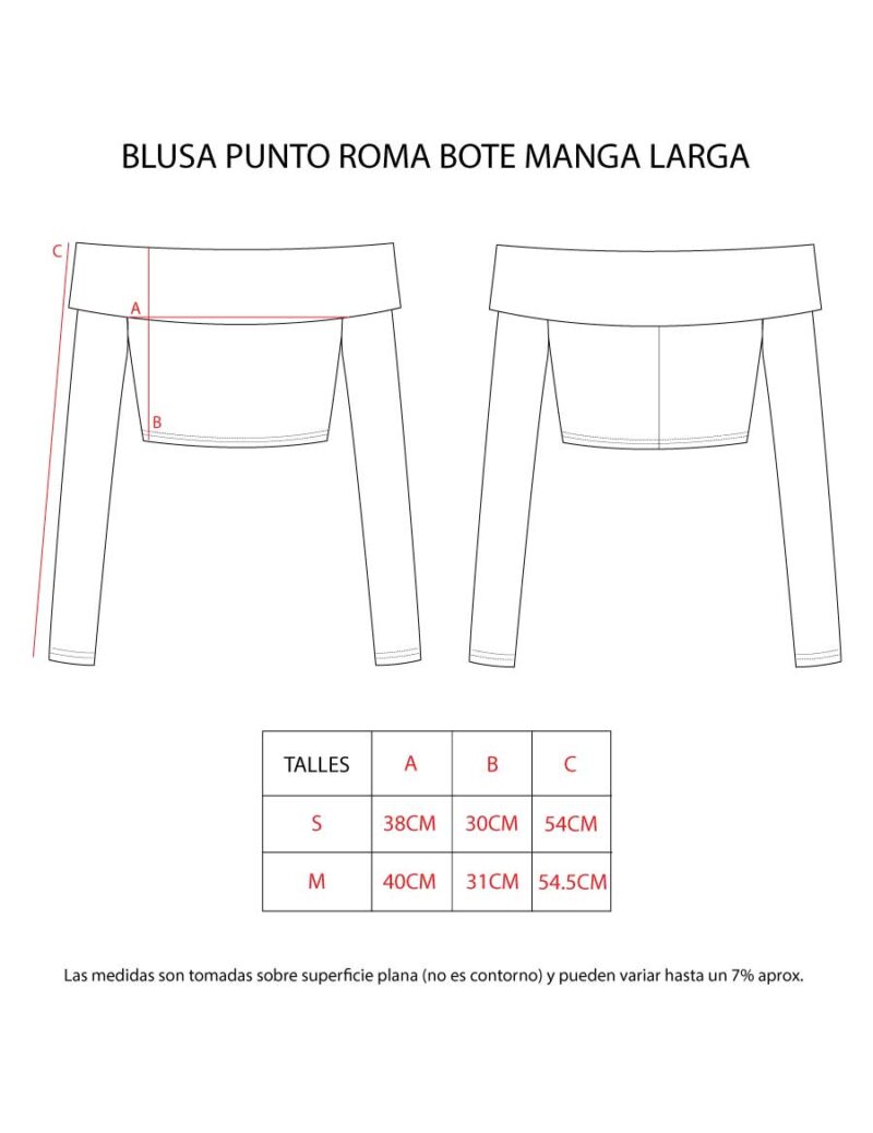 BLUSA PUNTO ROMA BOTE MANGA LARGA - Image 8