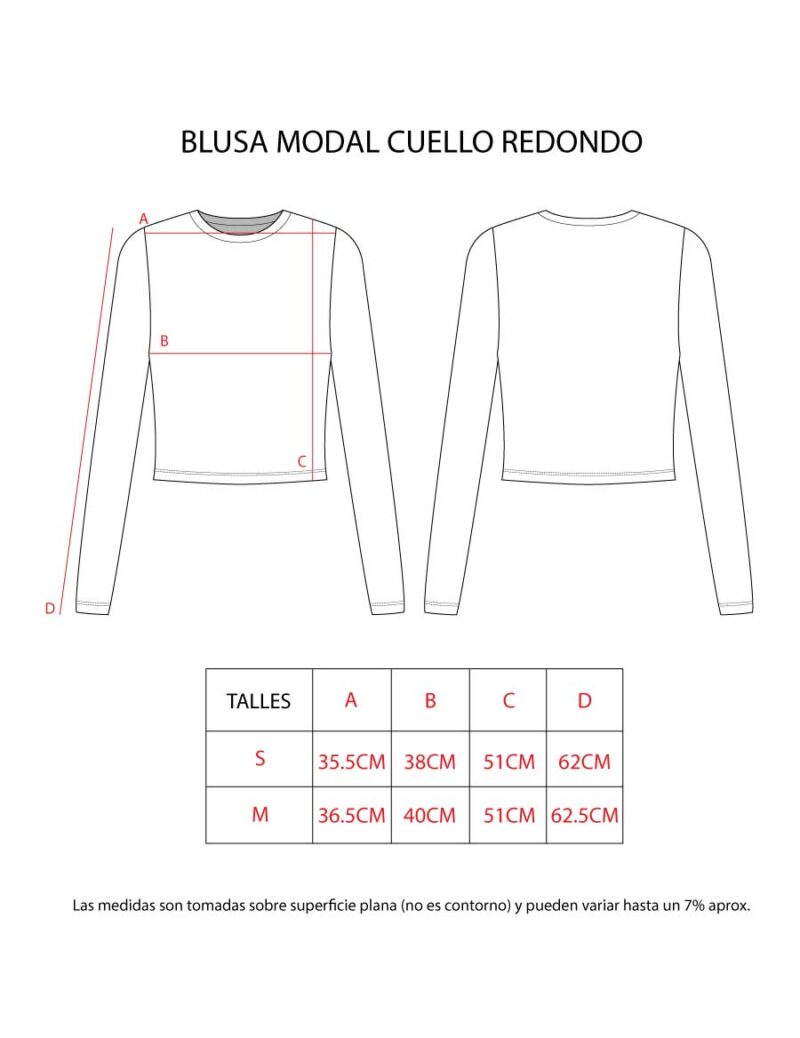 BLUSA MODAL CUELLO REDONDO - Image 6