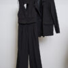 Variation picture for PANTALON RECTO + CHALECO DOBLE BOLSILLO + BLAZER EXTRA GRANDE (NEGRO)