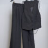 Variation picture for PANTALON PALAZZO + CHALECO TIRITA (GRIS)