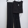 Variation picture for PANTALON RECTO + CHALECO DOBLE BOLSILLO (NEGRO)