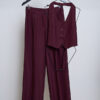 Variation picture for PANTALON RECTO + CHALECO MEDIALUNA (BORDO)