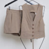 Variation picture for SHORT + CHALECO DOBLE BOLSILLO (VISON)