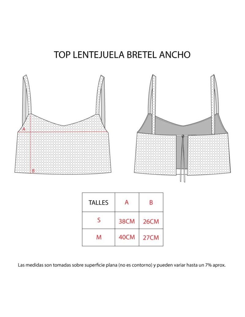 TOP LENTEJUELA BRETEL ANCHO - Image 4