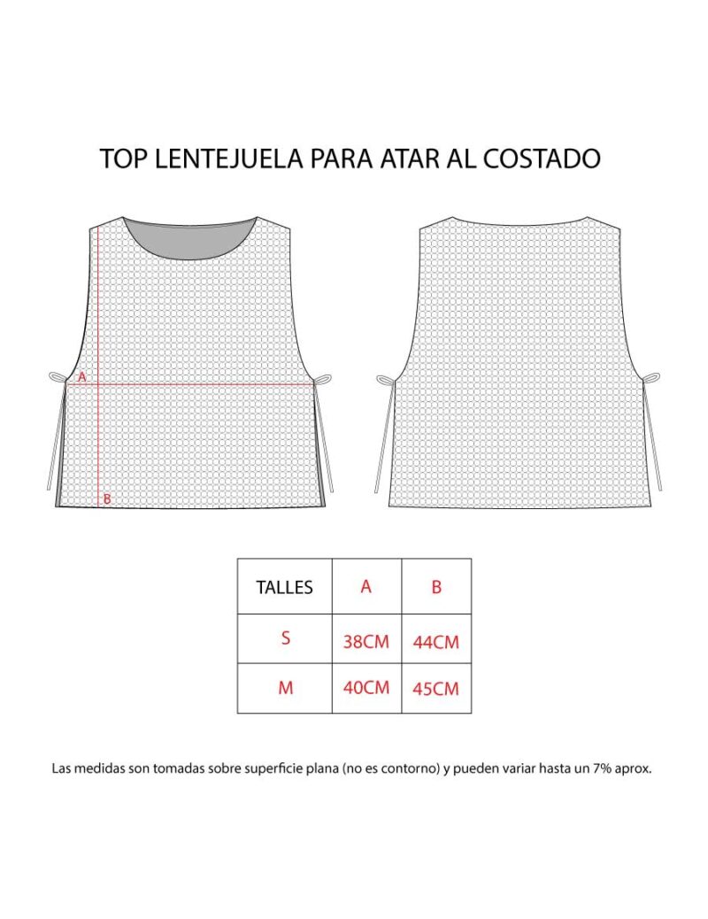 TOP LENTEJUELA PARA ATAR AL COSTADO - Image 4