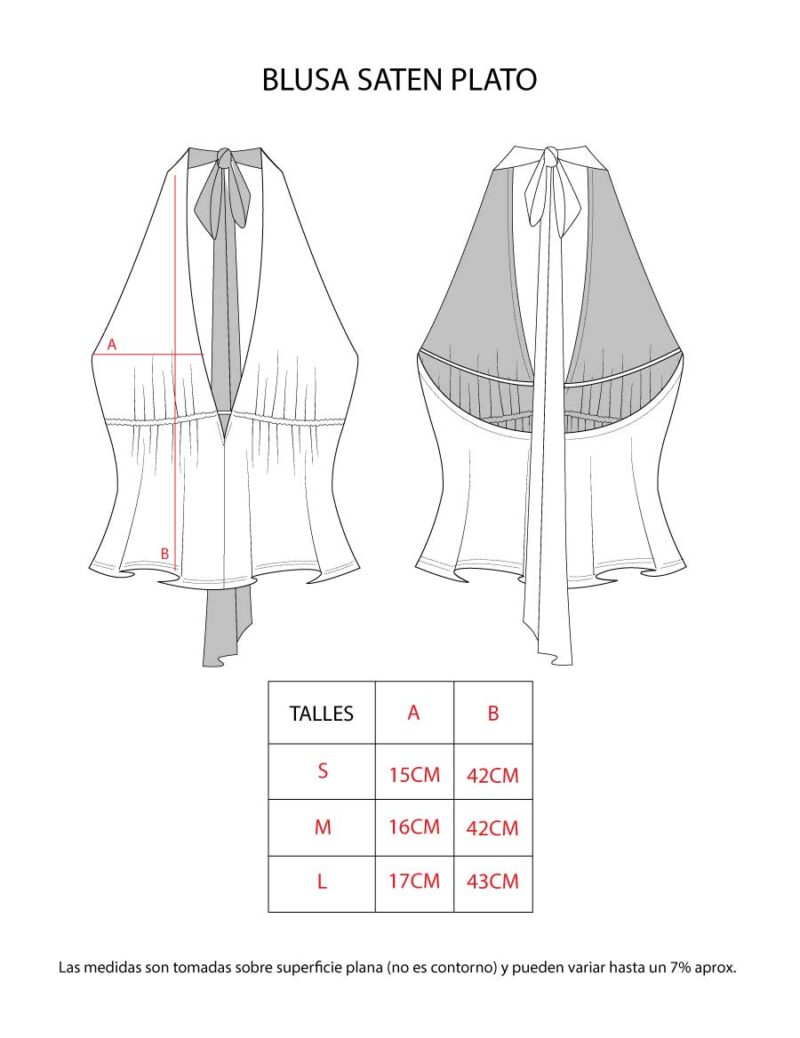 BLUSA SATEN PLATO - Image 3