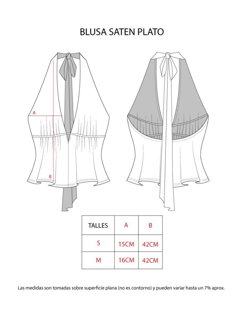 BLUSA SATEN PLATO - Image 3