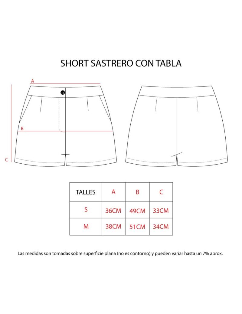 SHORT SASTRERO CON TABLA - Image 9