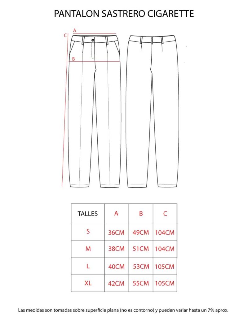 PANTALON SASTRERO CIGARETTE - Image 10