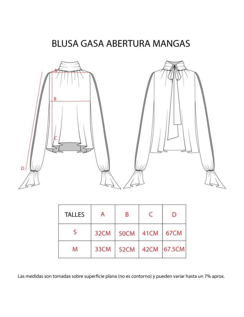 BLUSA GASA ABERTURA MANGAS - Image 10