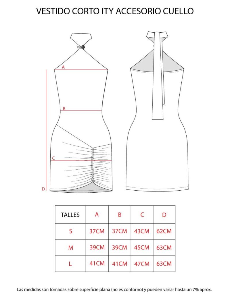 VESTIDO CORTO ITY ACCESORIO CUELLO - Image 12