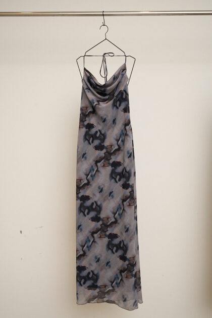 VESTIDO LARGO GASA SUBLIMADO BUCHE