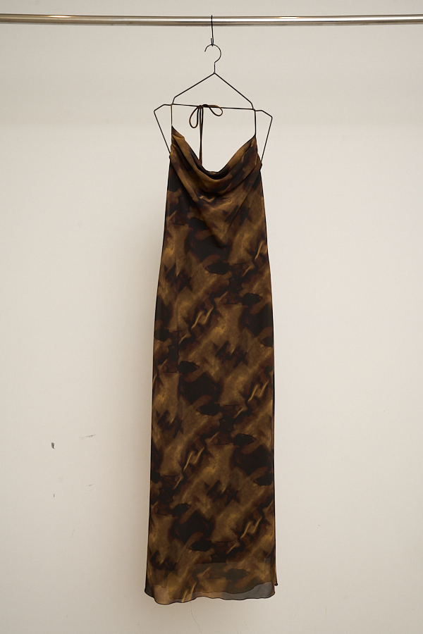 VESTIDO LARGO GASA SUBLIMADO BUCHE