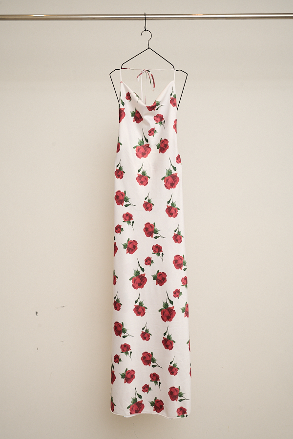 VESTIDO LARGO SATEN SUBLIMADO BUCHE