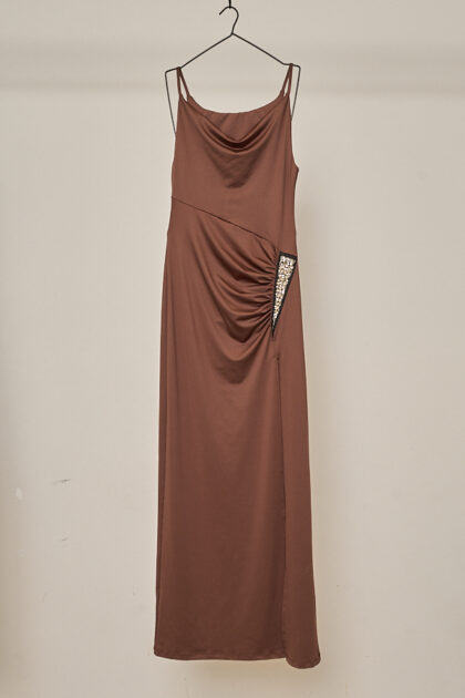 VESTIDO LARGO ITY CANUTILLO LATERAL