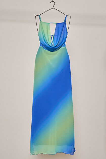 VESTIDO LARGO GASA SUBLIMADO BUCHE TIRITA