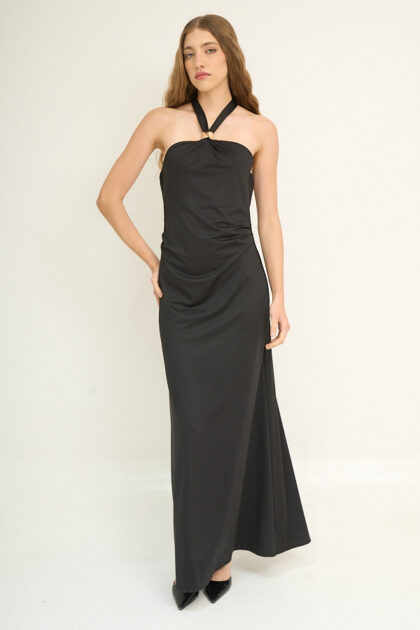 VESTIDO LARGO ITY ACCESORIO TIRA CRUZADO