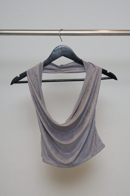 TOP GAMUZA BUCHE CORTO