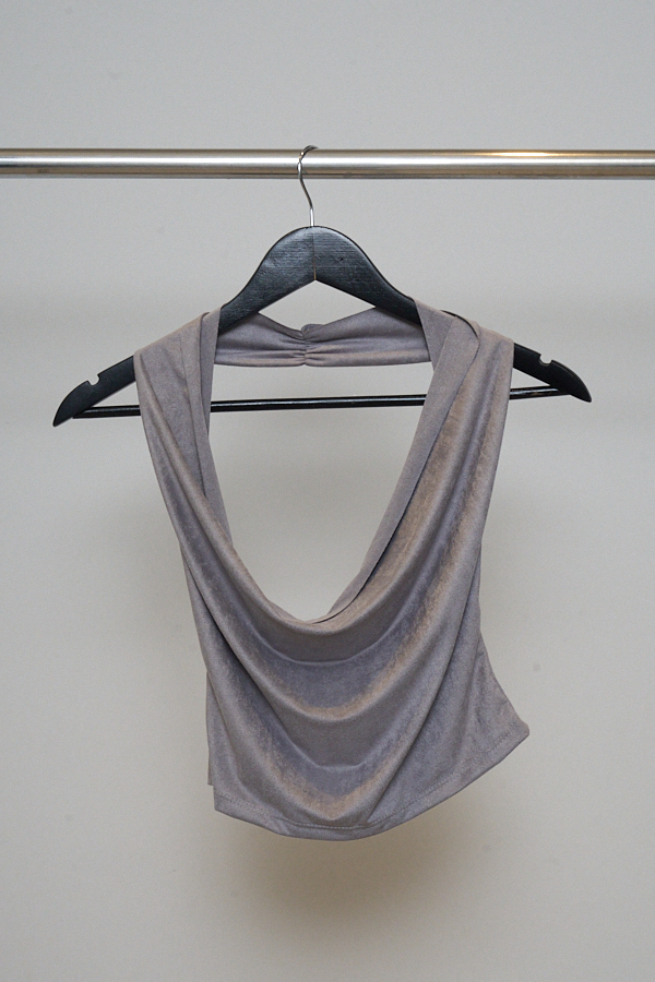 TOP GAMUZA BUCHE CORTO