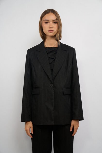 BLAZER SASTRERO RAYADO RECTO