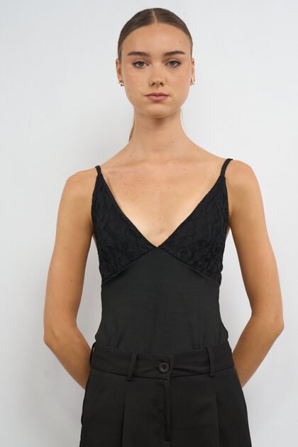 BODY MICROFIBRA ENCAJE