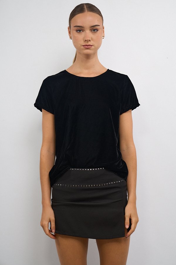 REMERA TERCIOPELO BASICO