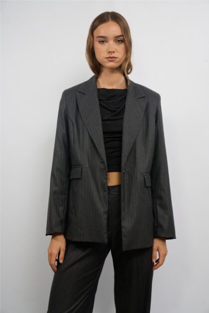 BLAZER SASTRERO RAYADO RECTO