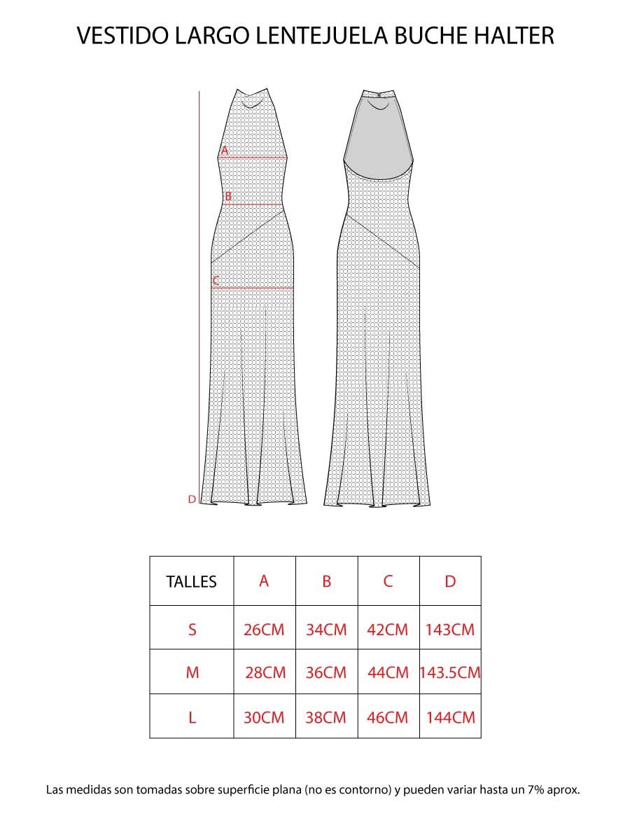 VESTIDO LARGO LENTEJUELA BUCHE HALTER - Image 8