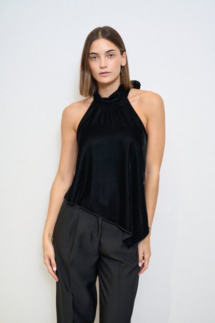 TOP TERCIOPELO ESPALDA TIRA