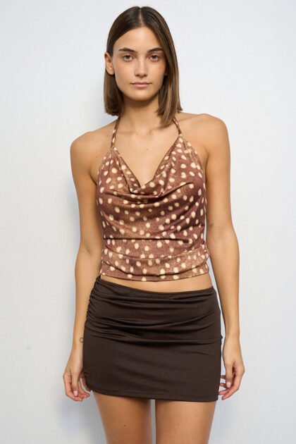 TOP MICROFIBRA BAMBI BUCHE CINTURA