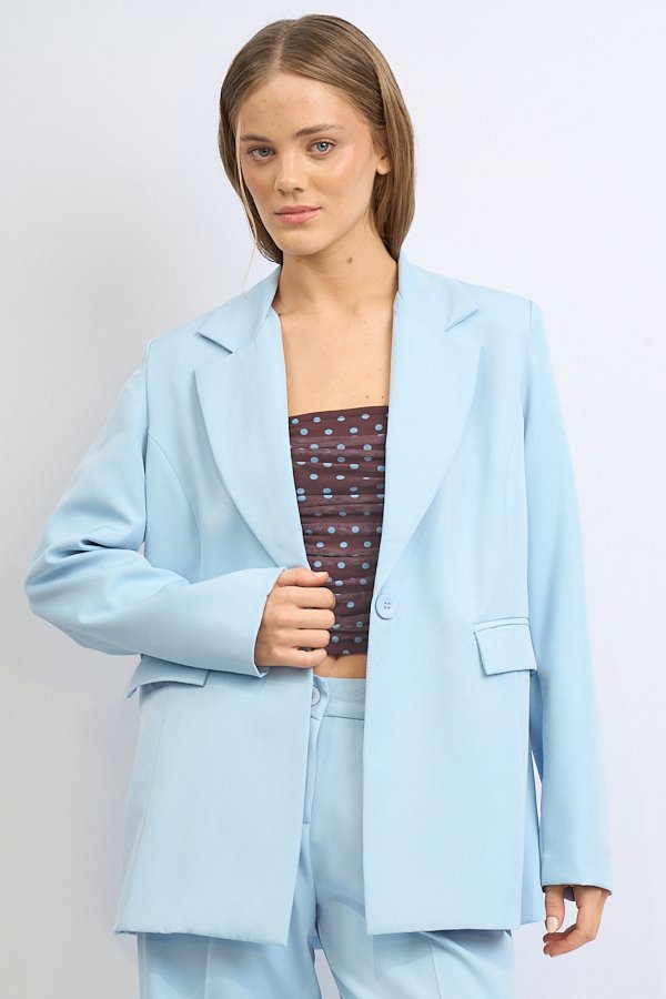 BLAZER SASTRERO RECTO UN BOTON