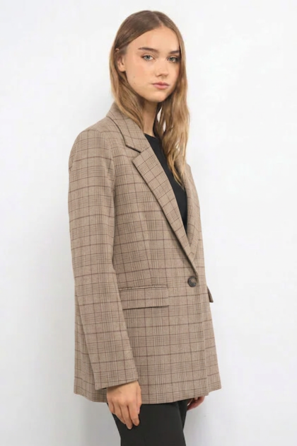 BLAZER SASTRERO CUADRILLE RECTO 1 BOTON