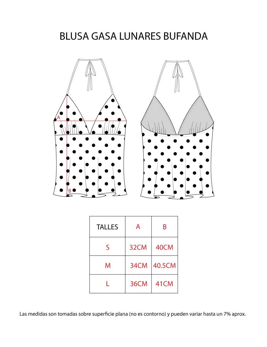 BLUSA GASA LUNARES BUFANDA - Image 5