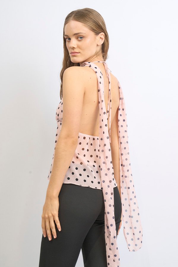 BLUSA GASA LUNARES BUFANDA - Image 2