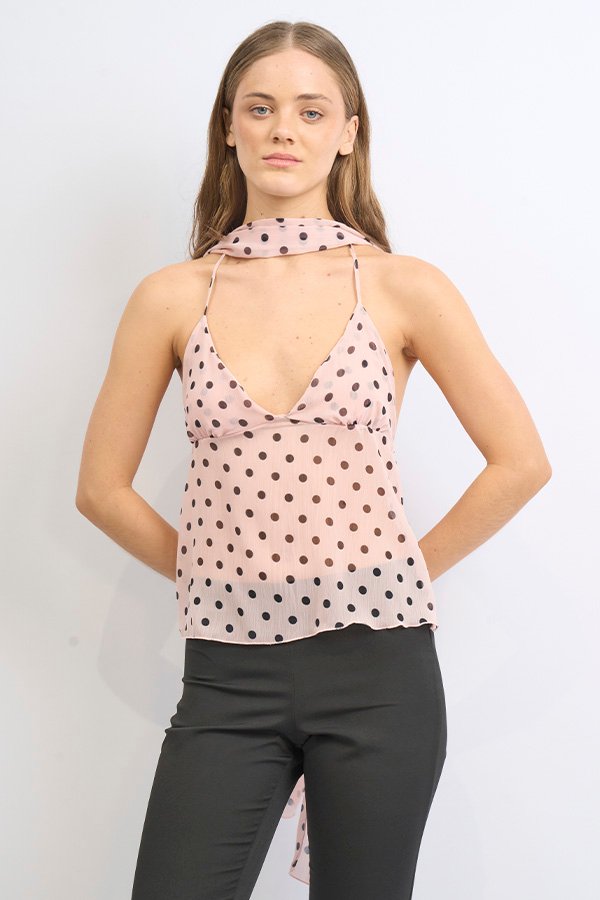 BLUSA GASA LUNARES BUFANDA - Image 3