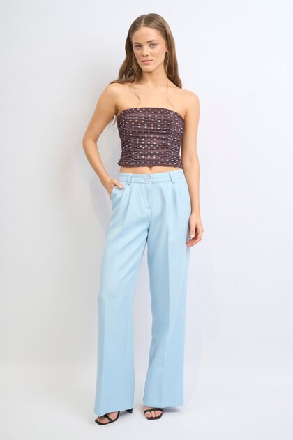 TOP MICROTUL LUNARES STRAPLESS