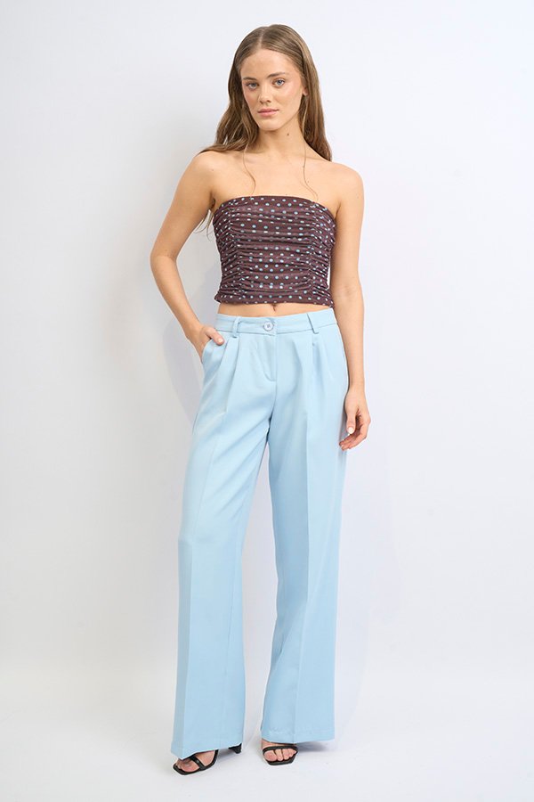 TOP MICROTUL LUNARES STRAPLESS