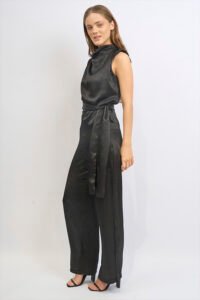 BLUSA SATEN TRAMADO HOMBRERA