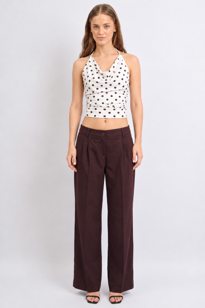 TOP MODAL LUNARES BUCHE Y CINTURA