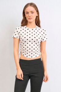 REMERA MODAL LUNARES FRUNCE